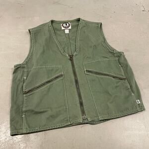 vintage 90s zip up legal jeans vest jacket